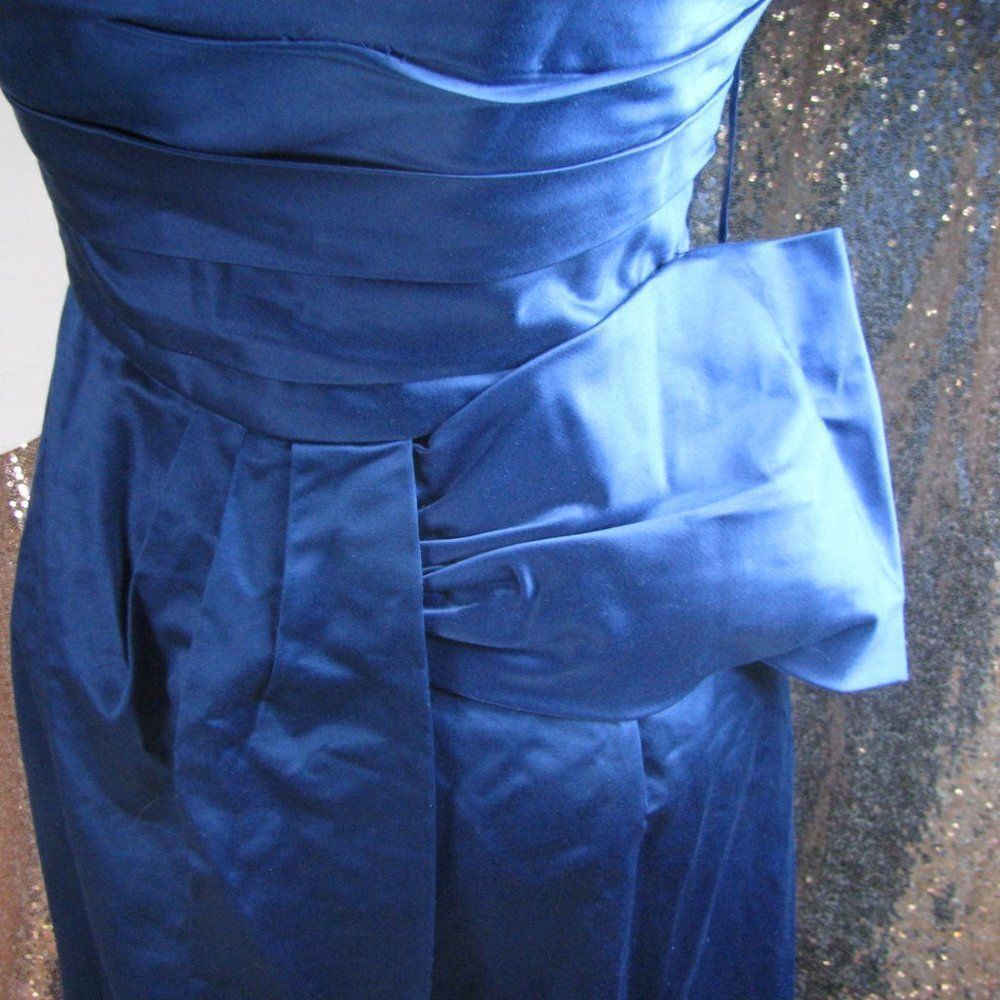NWT BCBG MaxAzria blue Maxi Romantic gown y2k evening dress 4 - Picture 7 of 13